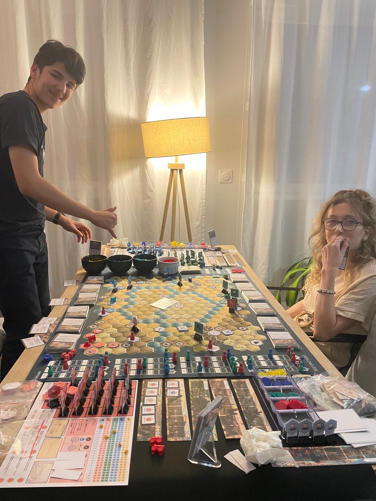 Joueurs autour du prototype V2